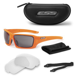 ESS - Rollbar Sicherheitsbrille - Safety Orange - Klar / Getönt Smoke Gray - EE9018-17