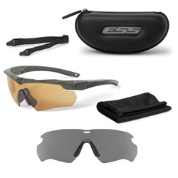 ESS - Ballistic Glasses Crossbow - 2LS - Anti-Fog - Hi-Def Bronze & Smoke Gray - EE9007-21